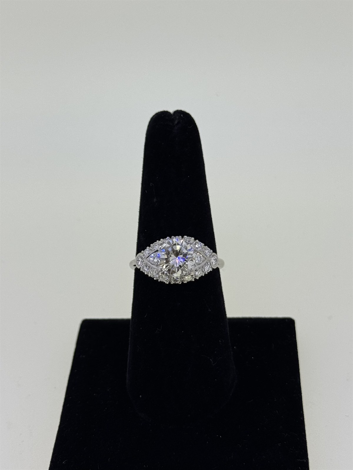 A piece of jewelry on the bench at The Jeweler